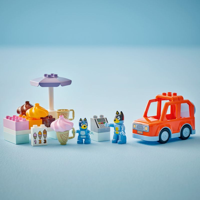 LEG10458 - LEGO Duplo - Viagem do Sorvete com Bluey - 22 Pecas - 10458 7