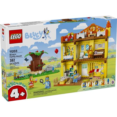LEGO Bluey - Casa da família de Bluey - 382 Peças - 11203