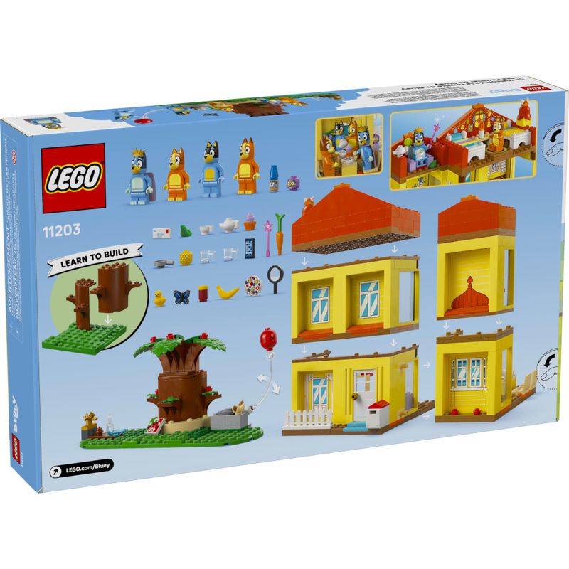 LEG11203 - LEGO Bluey - Casa da familia de Bluey - 382 Pecas - 11203 6