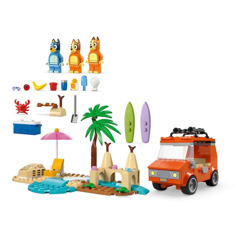 LEG11202 - LEGO Bluey - Viagem de Carro em Familia e Praia de Bluey - 133 Pecas - 11202 4