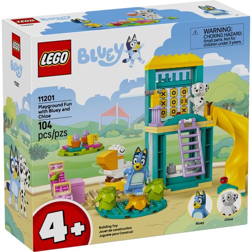 LEGO Bluey - Diversão no Parquinho com Bluey e Chloe - 104 Peças - 11201