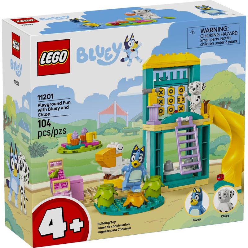 LEG11201 - LEGO Bluey - Diversao no Parquinho com Bluey e Chloe - 104 Pecas - 11201 1