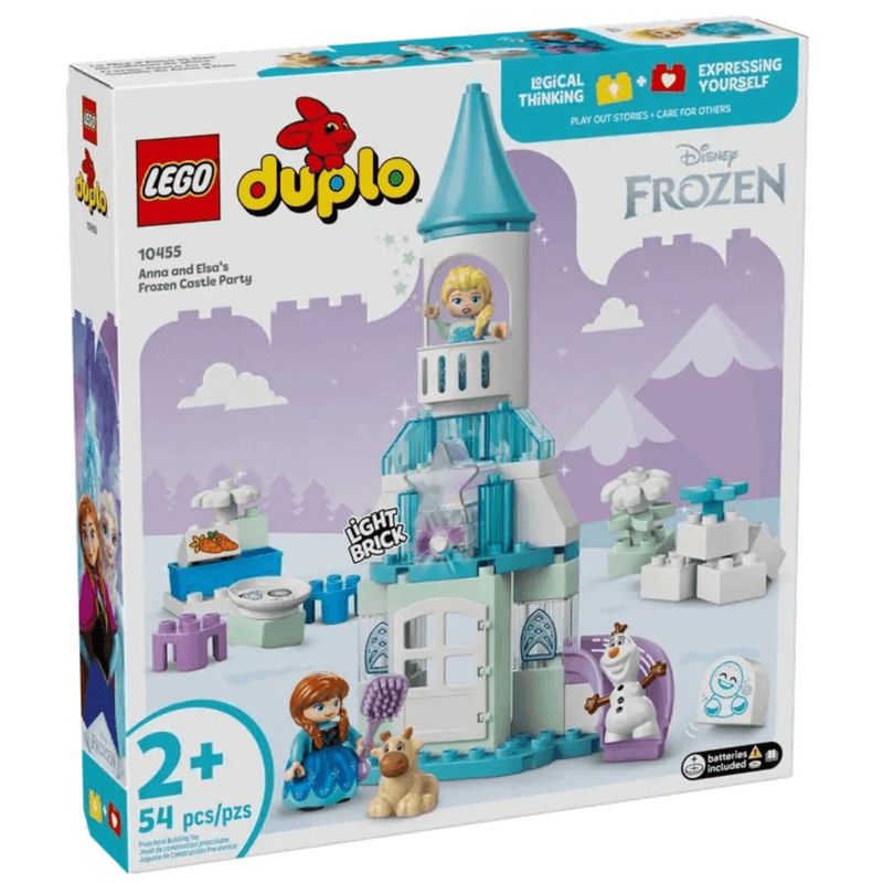 LEG10455 - LEGO Duplo - Festa do Castelo de Frozen de Anna e Elsa - 54 Pecas - 10455 1