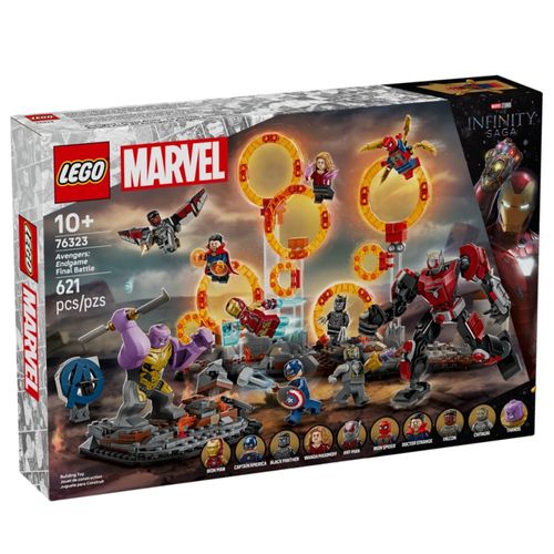 LEGO Marvel - Vingadores: Ultimato A Batalha Final - 621 Peças - 76323