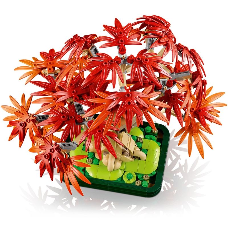 LEG10348 - LEGO Icons - Arvore de Bonsai de Bordo Vermelho Japones - Botanical Collection - 474 Pecas 4