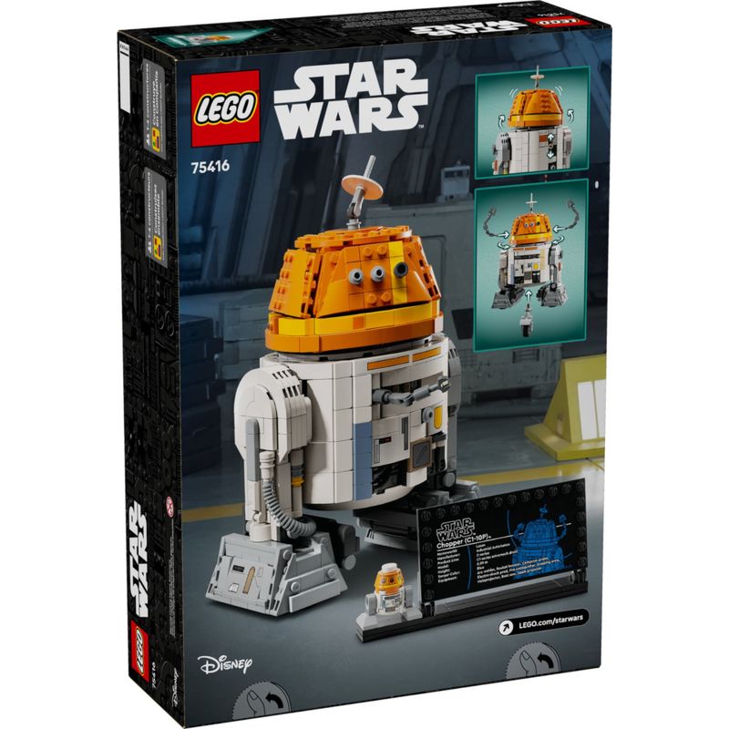 LEG75416 - LEGO Star Wars - Droide Astromecanico Chopper C1-10P - 1039 Pecas - 75416 6