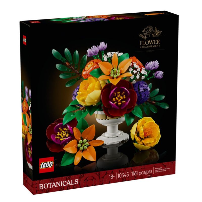 LEG10345 - LEGO Icons - Arranjo de Flores - Botanical Collection - 1161 Pecas - 10345 1