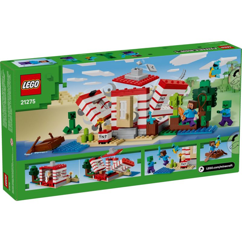 LEG21275 - LEGO Minecraft - A Casa da Selva TNT - 287 Pecas - 21275 7