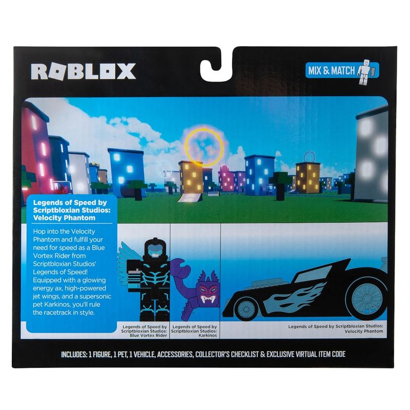SUN2226 - Veiculo com Mini Figuras Roblox - Legends of Speed Velocity Phantom - Sunny 4