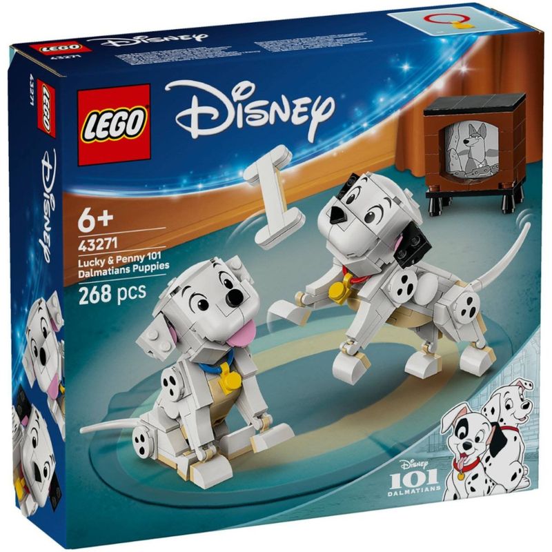 LEG43271 - LEGO Disney - 101 Dalmatas Lucky - Penny - 268 Pecas - 43271 1