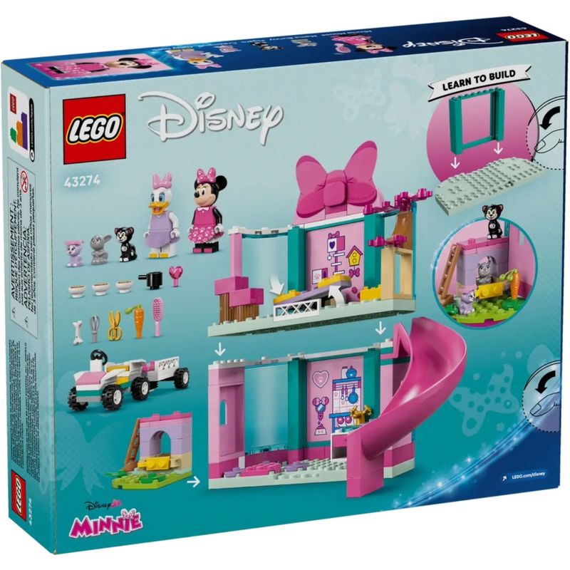 LEG43274 - LEGO Disney - Hotel para Animais de Estimacao da Minnie - 161 Pecas - 43274 6