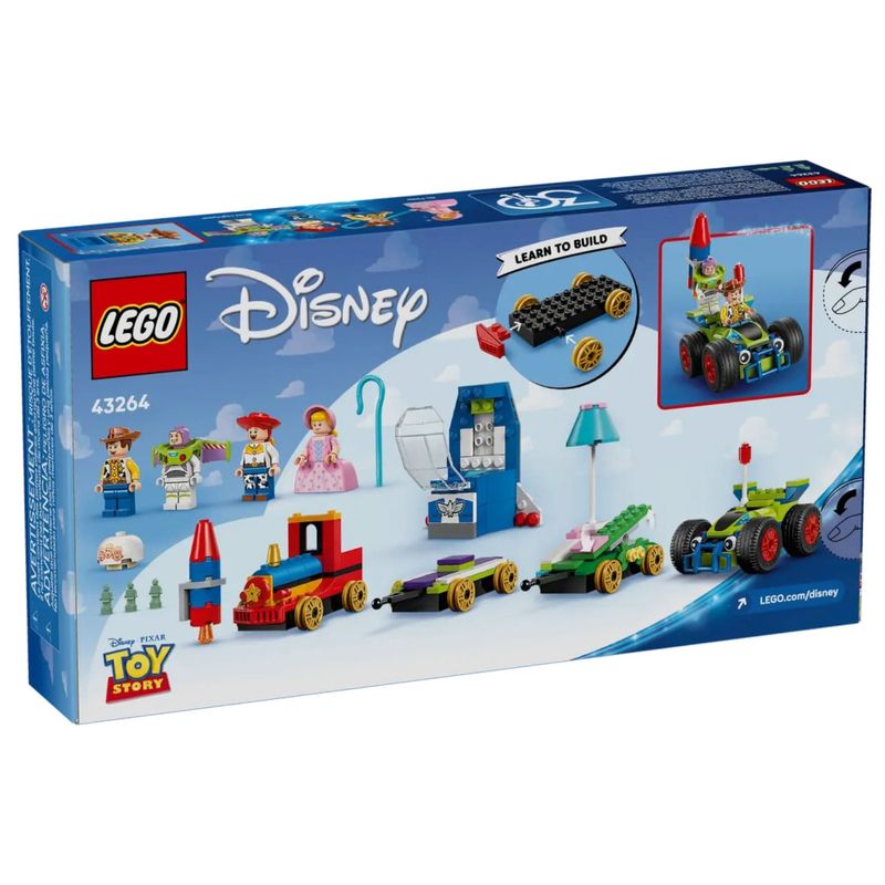 LEG43264 - LEGO Disney - Trem e Carro RC de Celebracao Toy Story - 206 Pecas - 43264 5
