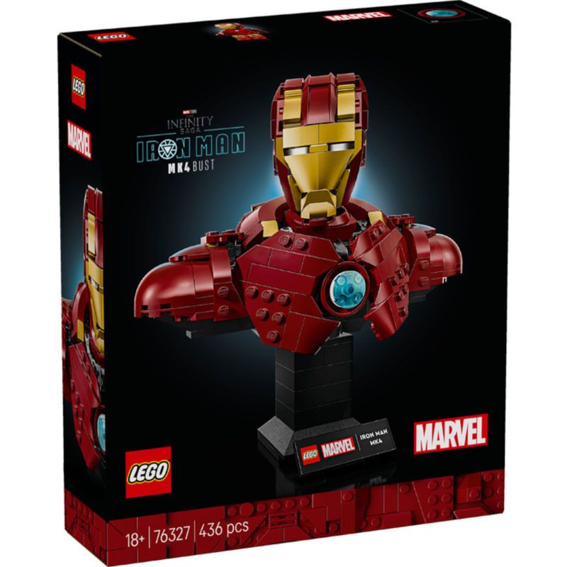 LEG76327 - LEGO Marvel - Busto do Homem de Ferro MK4 - 436 Pecas - 76327 1