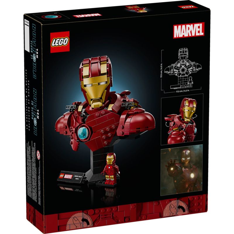 LEG76327 - LEGO Marvel - Busto do Homem de Ferro MK4 - 436 Pecas - 76327 6