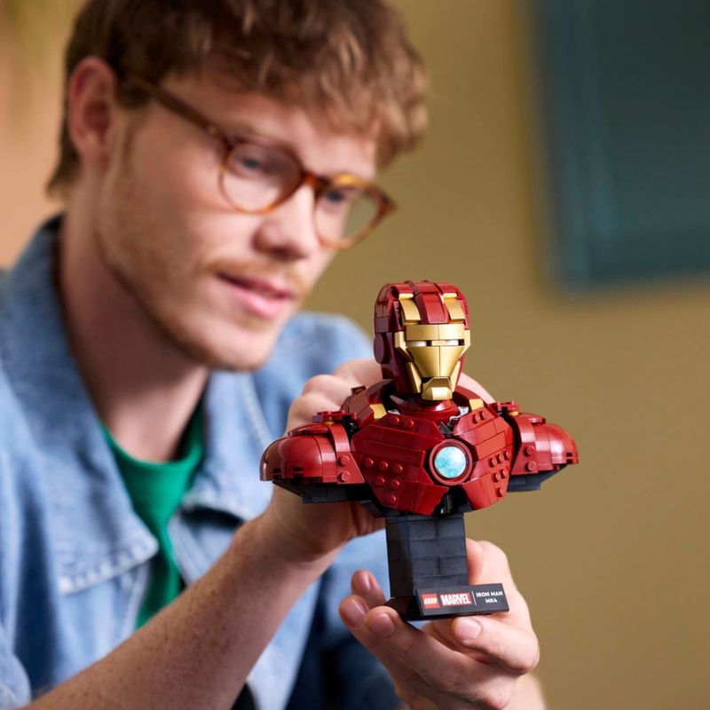LEG76327 - LEGO Marvel - Busto do Homem de Ferro MK4 - 436 Pecas - 76327 7
