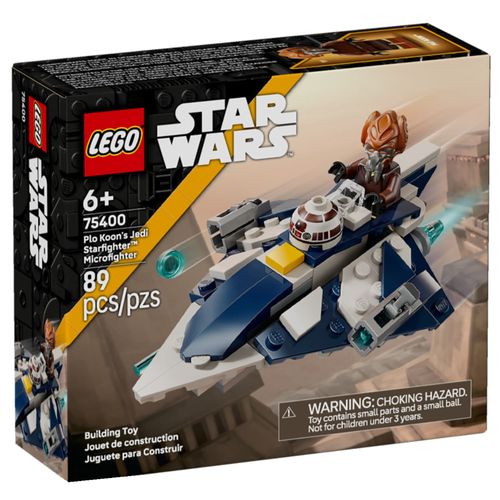 LEGO Star Wars - Microfighter Jedi Starfighter de Plo Koon - 89 Peças - 75400