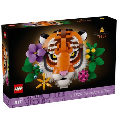 LEGO Art - Coleção Fauna - Tigre - 744 Peças - 31217