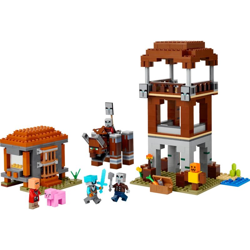 LEG21278 - LEGO Minecraft - O Posto Avancado do Saqueador e o Devastador - 665 Pecas - 21278 2
