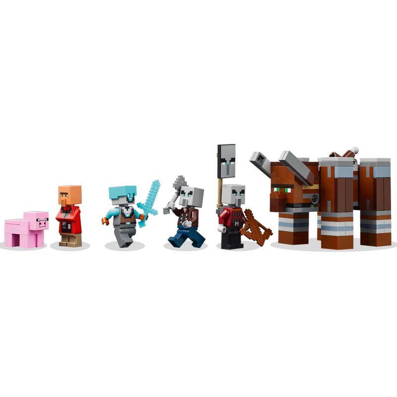 LEG21278 - LEGO Minecraft - O Posto Avancado do Saqueador e o Devastador - 665 Pecas - 21278 4