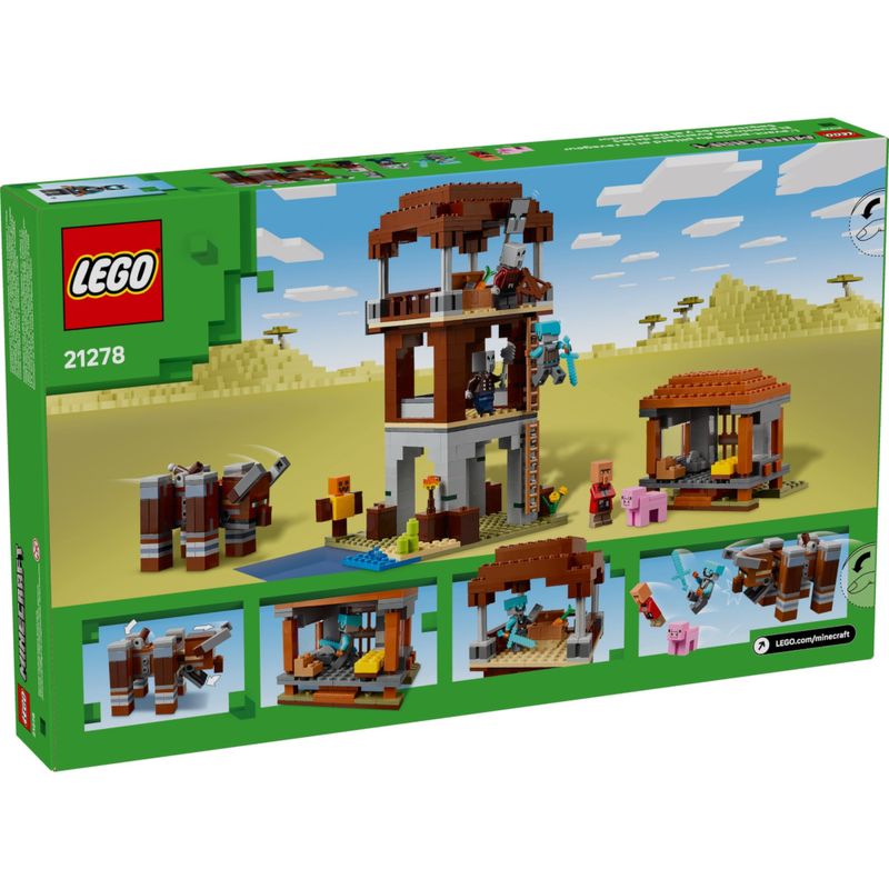 LEG21278 - LEGO Minecraft - O Posto Avancado do Saqueador e o Devastador - 665 Pecas - 21278 5