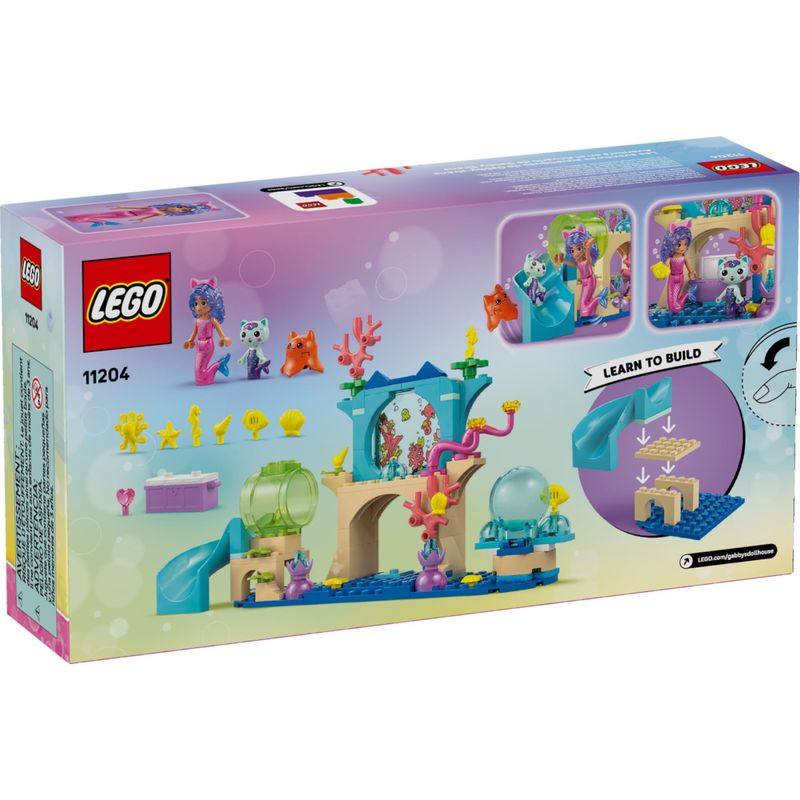 LEG11204 - LEGO Gabby's Dollhouse - Aventura no Aquario da Sereia Gabby - 103 Pecas - 11204 5