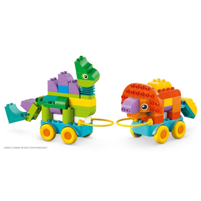 LEG10451 - LEGO Duplo 3 em 1 - Dinossauros Sobre Rodas - 108 Pecas - 10451 5