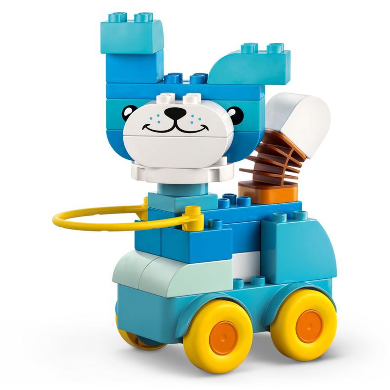 LEG10448 - LEGO Duplo 3 em 1 - Animais Sobre Rodas - 58 Pecas - 10448 3