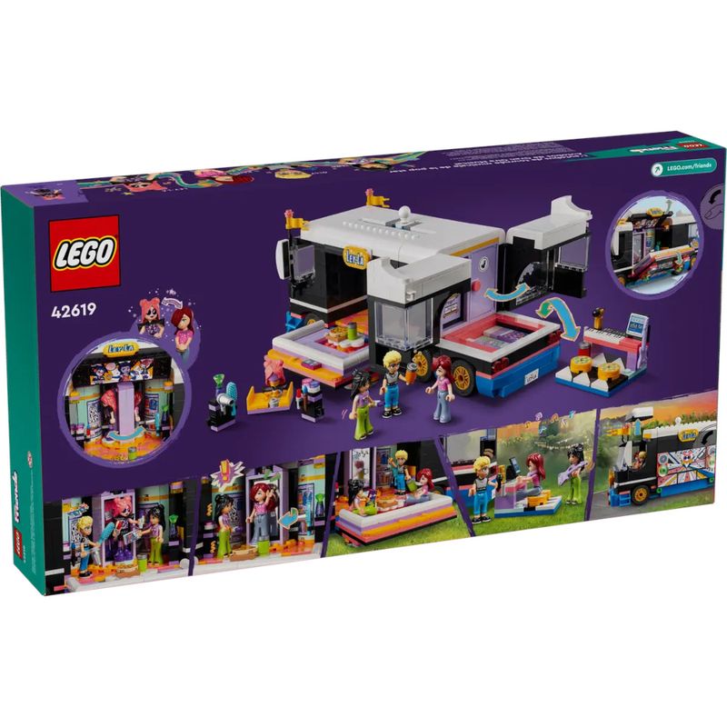 LEG42619 - LEGO Friends - Onibus de Turismo Musical Pop Star - 845 Pecas - 42619 7