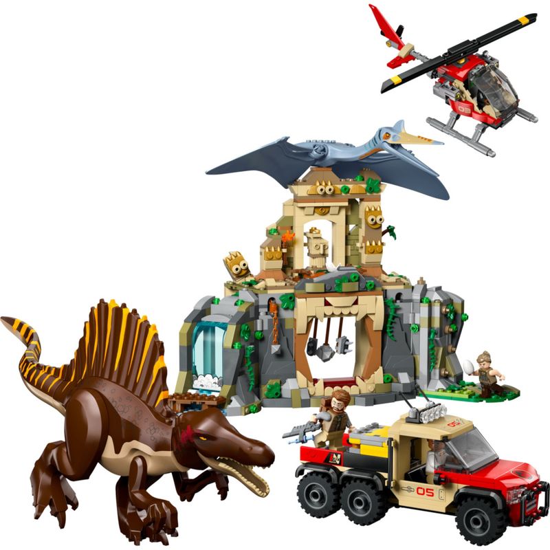 LEG76976 - LEGO Jurassic World - Missao Aerea Spinosaurus - Quetzalcoatlus - 984 Pecas - 76976 2