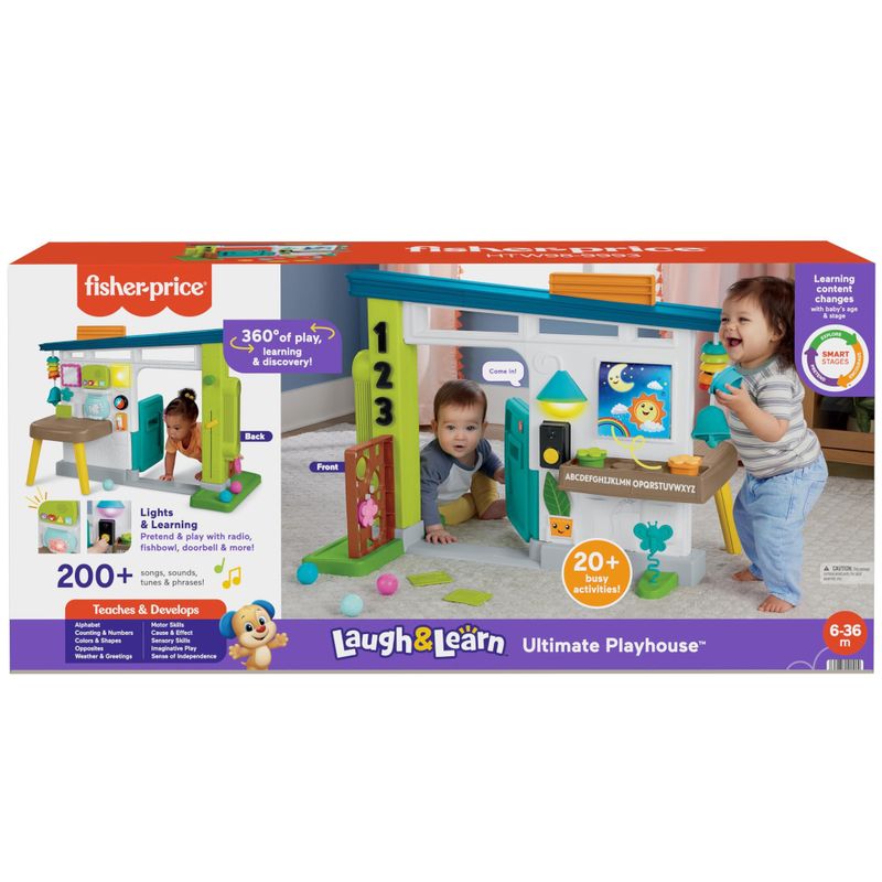 MATHYP32 - Playset Infantil com Luz e Som - Casa de Luxo de Aprendizagem - Fisher-Price 2