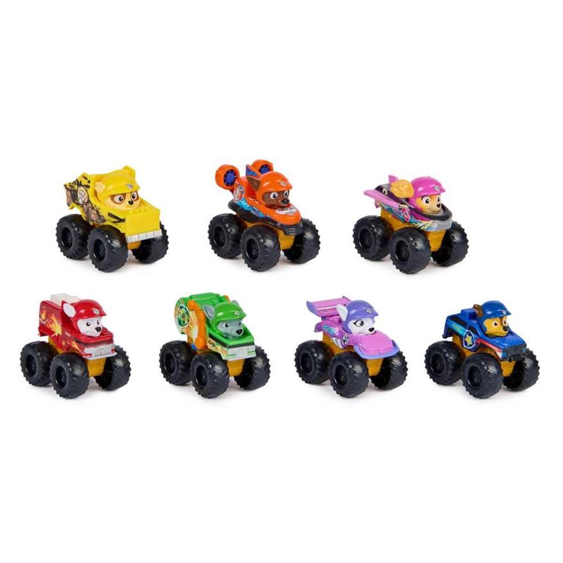 SUN3595 - Conjunto com 7 Carrinhos - Rescue Wheels - Patrulha Canina - Sunny 1