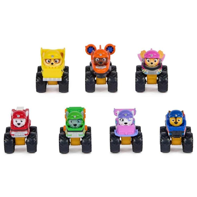 SUN3595 - Conjunto com 7 Carrinhos - Rescue Wheels - Patrulha Canina - Sunny 3
