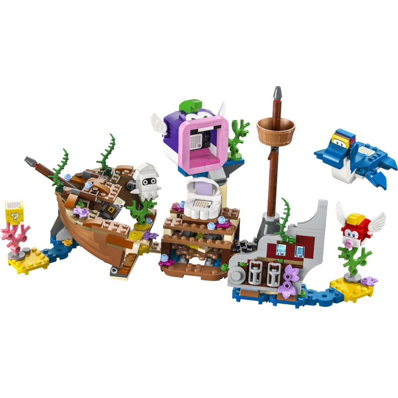 LEG71432 - LEGO Super Mario - Conjunto de Expansao de Aventura do Naufragio Afundado de Dorrie - 3