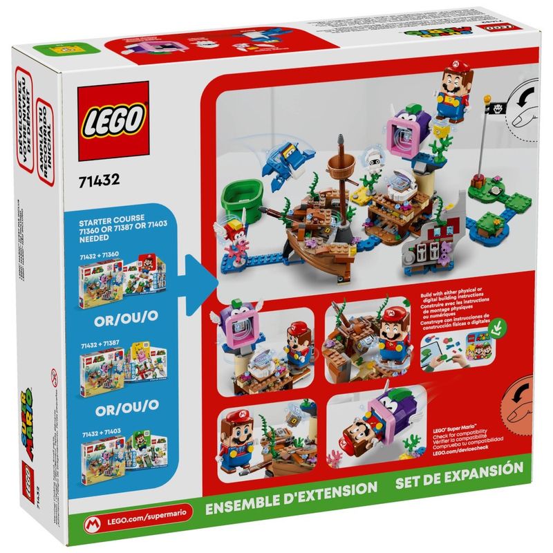 LEG71432 - LEGO Super Mario - Conjunto de Expansao de Aventura do Naufragio Afundado de Dorrie - 4