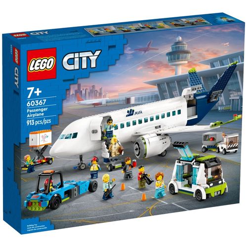 LEGO City - Avião de Passageiros - 913 Peças - 60367