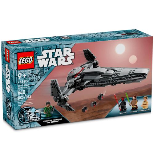 LEGO Star Wars - Infiltrador Sith de Darth Maul - 640 Peças - 75383