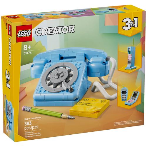 LEGO Creator 3 em 1 - Telefone Retrô - 383 Peças - 31174