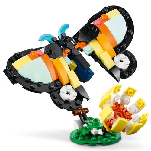 LEGO Creator 3 em 1 - Animais Selvagens: Tucano Tropical - 225 Peças - 31173