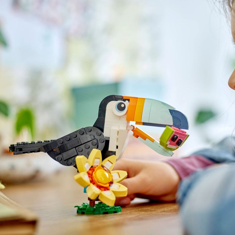 LEG31173 - LEGO Creator 3 em 1 - Animais Selvagens Tucano Tropical - 225 Pecas - 31173 7
