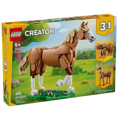 LEGO Creator 3 em 1 - Cavalo Lindo - 685 Peças - 31166