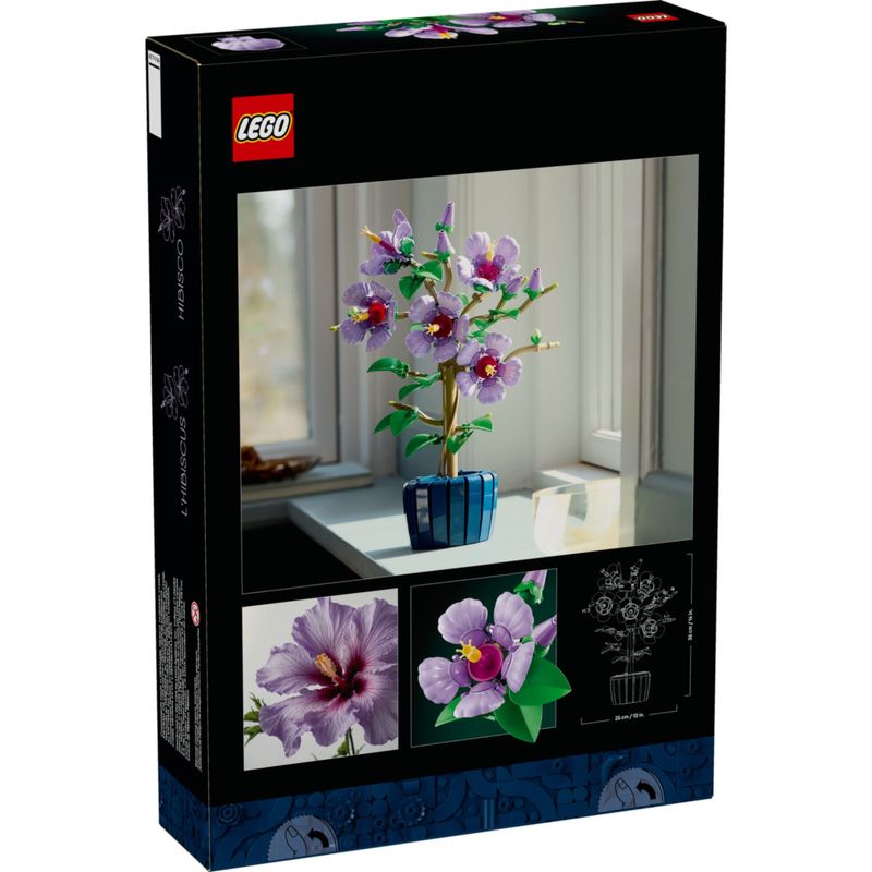 LEG10372 - LEGO Icons - Hibisco - Botanical Collection - 660 Pecas - 10372 6
