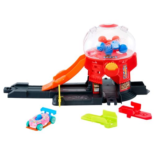 Pista Hot Wheels com Carrinho - Loja de doces - City - Mattel