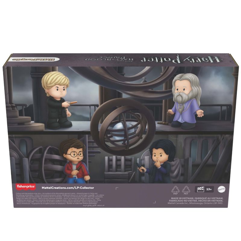MATJDG33 - Conjunto de Mini Figuras - Harry Potter Enigma do Principe - Little People - Mattel 6