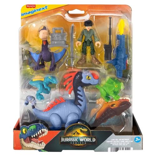 Conjunto de Figuras - Terra, Mar e Ar - Jurassic World - Imaginext - Fisher-Price