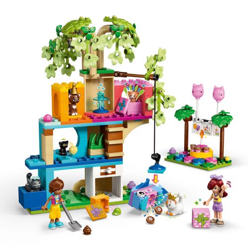 LEGO Friends - Festa de Aniversário de Gato e Casa na Árvore - 321 Peças - 42666