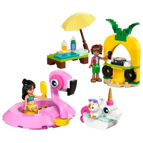 LEGO Friends - Festa na Piscina com Unicórnio e Flamingo - 99 Peças - 42658