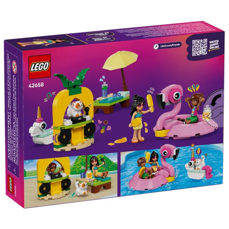 LEG42658 - LEGO Friends - Festa na Piscina com Unicornio e Flamingo - 99 Pecas - 42658 6