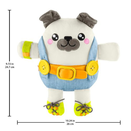 Pelúcia Infantil - Pug Hora de se Vestir - 25 cm - Fisher-Price
