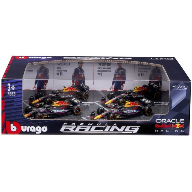 MAI24-38092 REDBULL - Conjunto de Miniaturas - Oracle Redbull Racing - 143 - Maisto 1