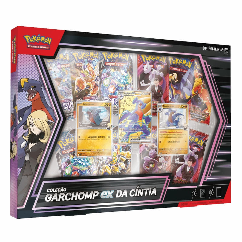 COP35572 - Box de Cartas Pokemon - Garchomp Ex da Cintia - Copag 1-compressed